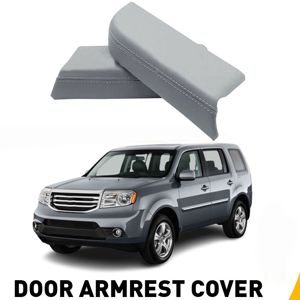 Fit for Pilot 2009-2015 Front Door Panels Armrest Cover High Quality Grey US H