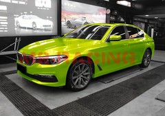 Gloss Metallic Lime Green Candy Decal Car Vinyl Wrap Film Sticker Sheet Sparkle