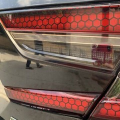 Honeycomb Taillight Lamp Decor Trim Self-Adhesive Sticker For Honda Accord 18-22