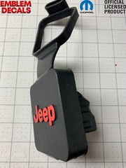 Jeep Wrangler JL Trailer Hitch Plug Decals 2018 2019 2020 2021 2022 2023 2024 25