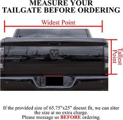 Tailgate Wrap American Flag Eagle Vinyl Graphic Decal Sticker, Pickup Decal T343