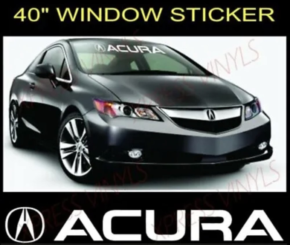 ACURA Logo Window Banner Windshield Vinyl Decal Sticker