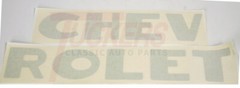 1947-1953 Chevrolet Stepside Tailgate Decals Chrome 3100 Chevy Truck Letters
