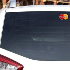 Financial Mistake MasterCard Style Parody Sticker Decal Bumper Funny Car Laptop