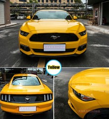 50FT Entire Car Auto Wrap YE Gloss Paint Metallic Vinyl Chrome Sticker Film US