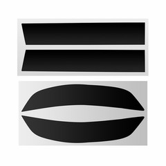 4X Front Rear Reflector Decals Precut Tint Overlay Vinyl For 2024 2025 Traverse
