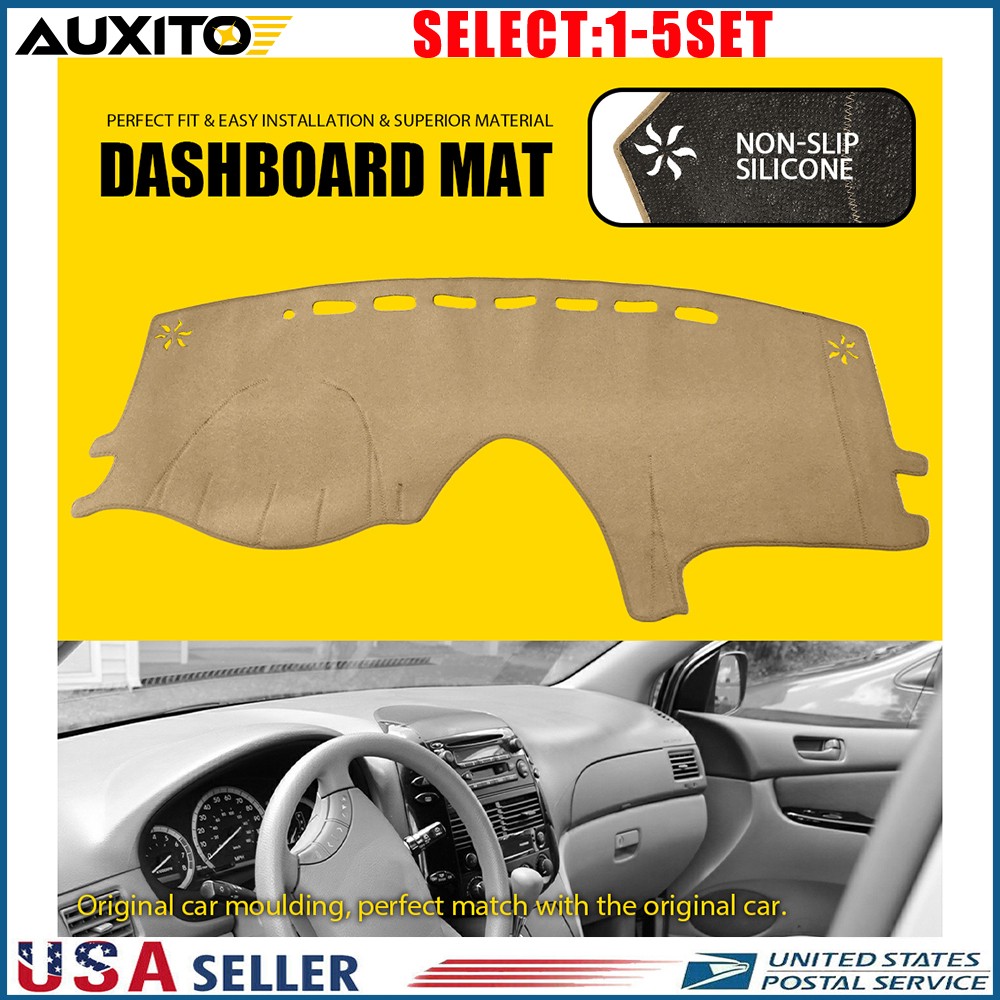 Fit 04-10 Toyota Sienna Dash Cover beige Mat Dashboard Pad Carpet Protector 1-5X