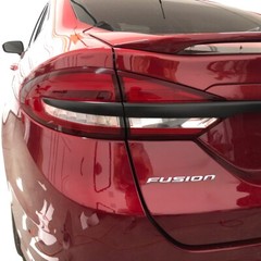Crux Motorsports Tail Light Tint Light Smoke 50% Overlays 2017–2018 Ford Fusion
