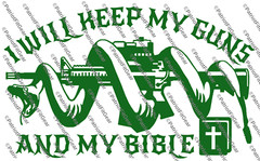 I Will Keep My Guns And Bible,Faith,Gun Rights,Faith Family Freedom,Vinyl Decal