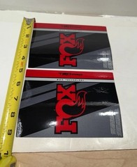 Lot Of 2 TRD PRO B.O.C. FOX RACING SHOCKS DECALS STICKERS INTERNAL BYPASS