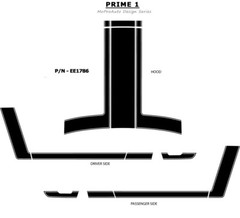 2013-2014 Ford Mustang GT V6 PRIME 1 Decals Racing Stripes 3M Graphics PDS1786