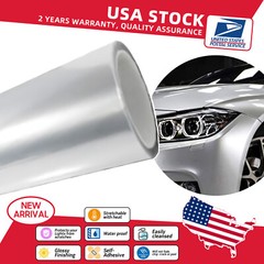 Premium Clear Headlight Car Taillight FogLight Vinyl Sticker Tint Film Protector