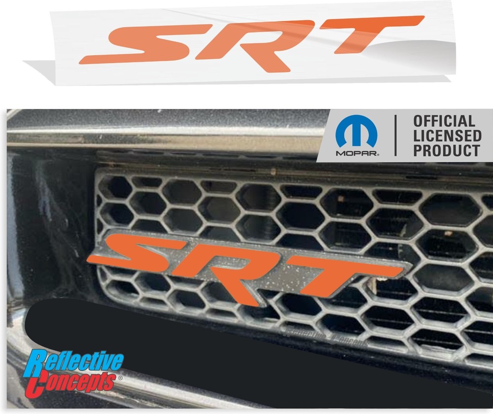 SRT Grille Badge Overlay Decal Sticker – 2006-2014 Dodge Charger SRT8