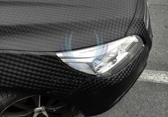 Premium Cat Eye Black Semi Gloss Vinyl Wrap Decal Film Decoration Sticker DIY