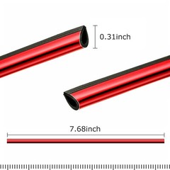 10 PCS Car Interior Air Conditioner Outlet Decoration Stripes Cover Accessories