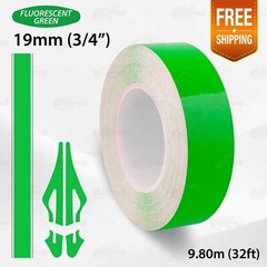 BRIGHT GREEN 3/4″ 19mm PIN STRIPE Car Model Streamline TAPE Decal Vinyl Sticker