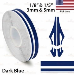 9/16″ Vinyl Pinstriping PinStripe Car Styling Double Tape Sticker 15mm DEEP BLUE