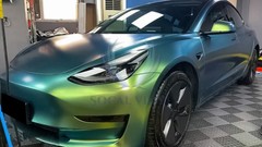 Galaxy Dust Matte Spring Green Metallic Sticker Decal Vinyl Wrap Sheet Film DIY