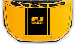 Fits FJ Cruiser Bonnet Decal Any Colour or Year Sticker Premium Vinyl 03