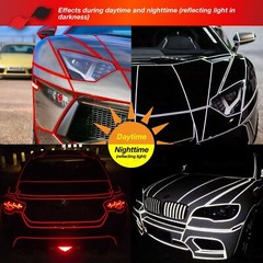 3M REFLECTIVE Self-Adhesive Conspicuity Tape Vinyl Decal Stickers 3/8 9/16 1″ 2″