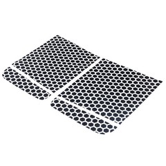 Honeycomb style Side Back Window Glass Sticker Decal 4Pcs For Volkswagen Amarok