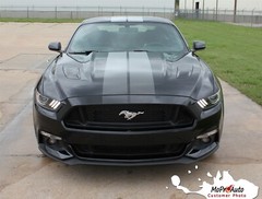 2015 FADE RALLY Ford Mustang Hood Roof Fading Racing Stripes Vinyl Graphic Decal
