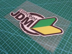 JDM Concept Reflective car Decal Sticker