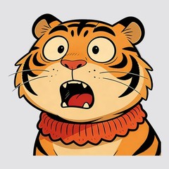 Surprised Animal Stickers Vinyl Waterproof Personalized for Window Laptop Wall