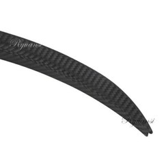 Car Wheel Eyebrow Arch Protector Trim Lips Fender Flares Carbon Fiber Black