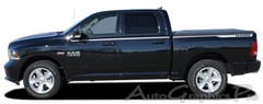 2009-2018 Hood Spear & Side Striping Decals Stripes 3M Vinyl Graphics Dodge Ram