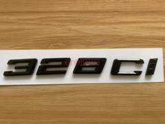 Gloss Black 3D ABS Letters Trunk 328ci Emblem Rear Badge for BMW 2017-2022 328ci