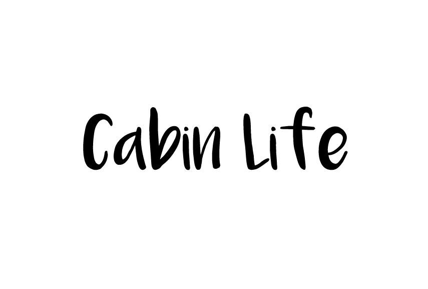 Cabin Life DieCut Vinyl Decals Vehicle Stickers