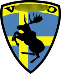 NEW Prancing Moose VOLVO Traditional Vinyl Decal – CUSTOM COLOR, SIZE & BACKING!
