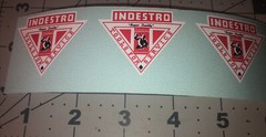 Indestro Tools For Service Box Small Decals Reproduction 1 3/4” Set Of 3