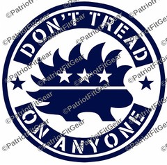 Dont Tread On Anyone,Libertarian,Not Left,Not Right,Just Free,Merica,Vinyl Decal