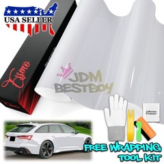 ESSMO PET Super Gloss White Car Vehicle Vinyl Wrap Decal Glossy Like Paint