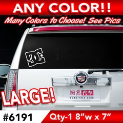 DC SHOES OUTLINE LARGE WALL AUTO DECAL STICKER 8″wx7h