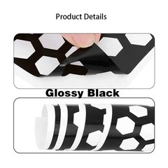 Tail Light Honeycomb Stickers Universal Car Vinyl Film 48cm x 30cm