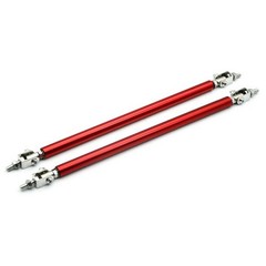 2/4x Universal Adjustable Front Bumper Lips Splitter Strut Rod Tie Support Bar C
