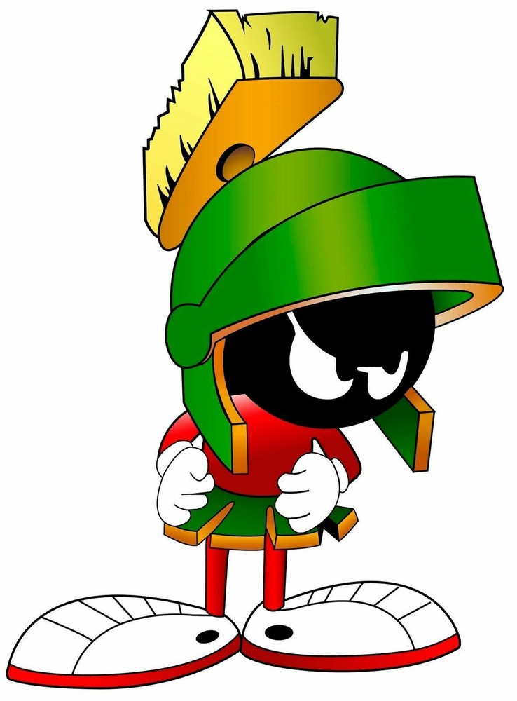 MARVIN THE MARTIAN KIDS DECAL USA STICKER CAR TRUCK WINDOW BUMPER LAPTOP WALL