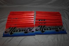 Chroma Graphics Vintage Spectra 70s 80s Auto License Plate Decal Ford Mercury