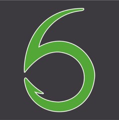 6th Sense Lime Green Carpet Graphic Decal Sticker for Fishing Bass Boats