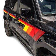 Creative Sunset Color Car Stickers Side Precut Modified Stripes Decal Vinyl