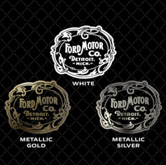Ford Vintage Logo Sticker Decal for Car Truck Window | Choose Your Color & Size