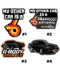 4” GNX Grand National Sticker/Decal…… High Quality Vinyl Decal
