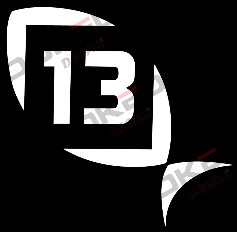 13 Fishing Vinyl Transfer Decal