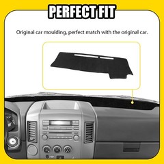 Black Dash Mat Dashboard Cover Pad for Nissan Titan 2004 2005 2006 2007-12 1-5X