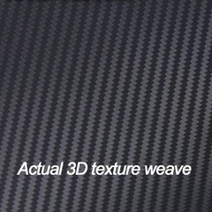 3D Black Carbon Fiber Vinyl Wrap Roll – Easy Bubble-Free Install, Outdoor Rated