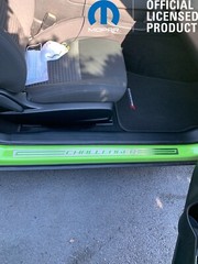 Dodge Challenger Door Sill Plate Decal 15 16 2017 2018 2019 2020 2021 2022 2023