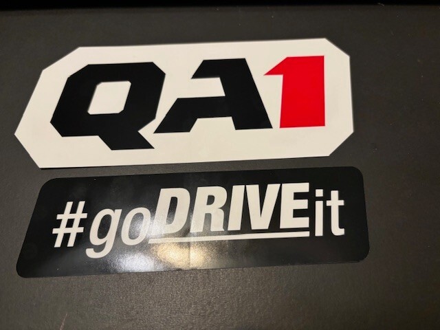 QA1 High Performance Suspension – Racing / Sticker / Decal – 2PC SET